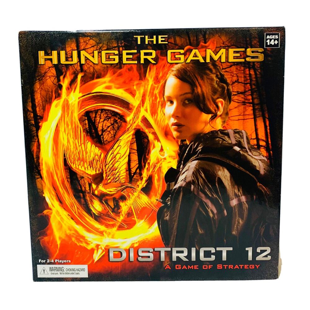 Hunger Games District 12 Game Board Strategy Factory Sealed 2012 Lions Gate New